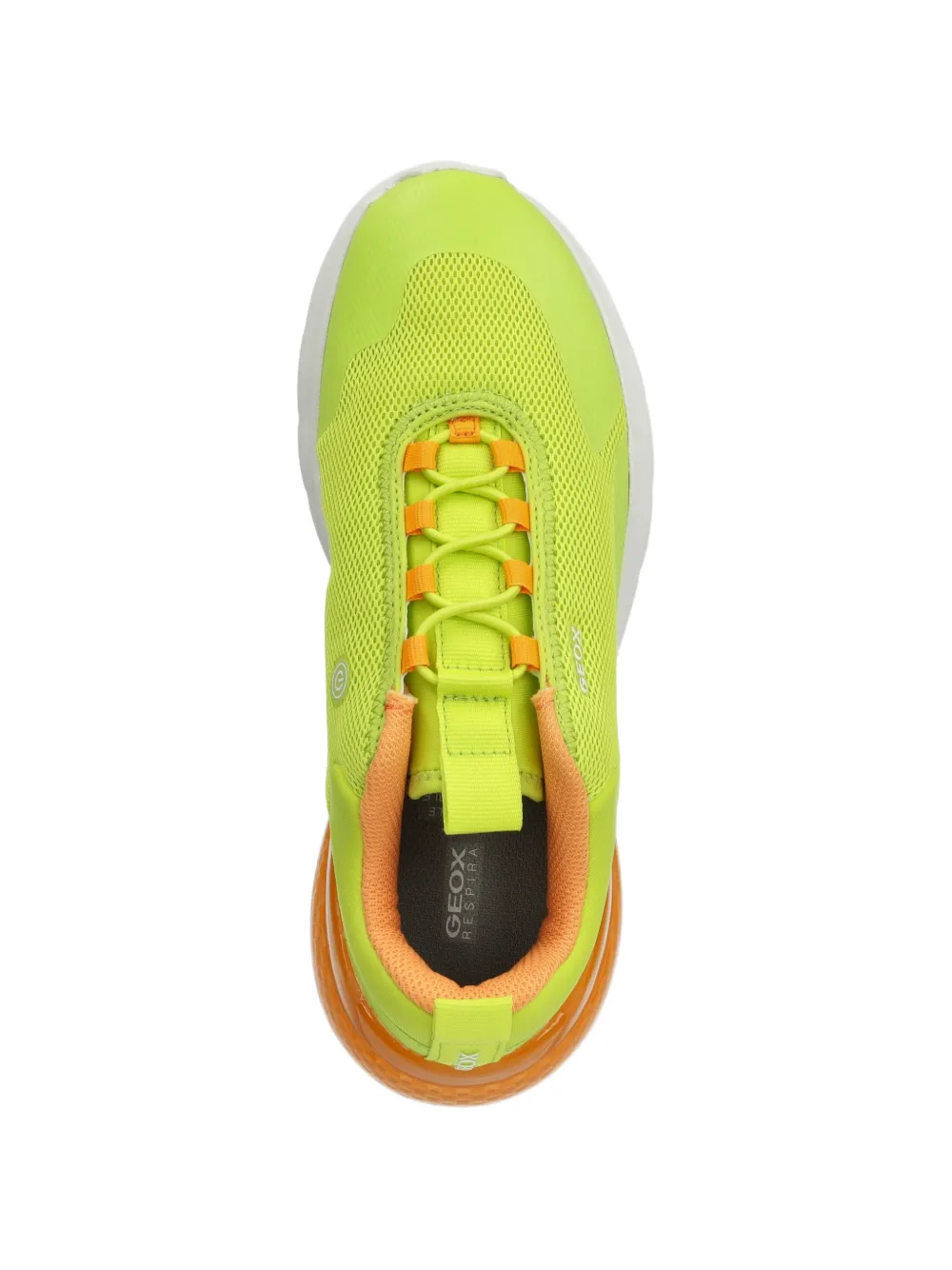Geox Kids Activart Illuminus mesh-panelled lace-up sneakers Groen