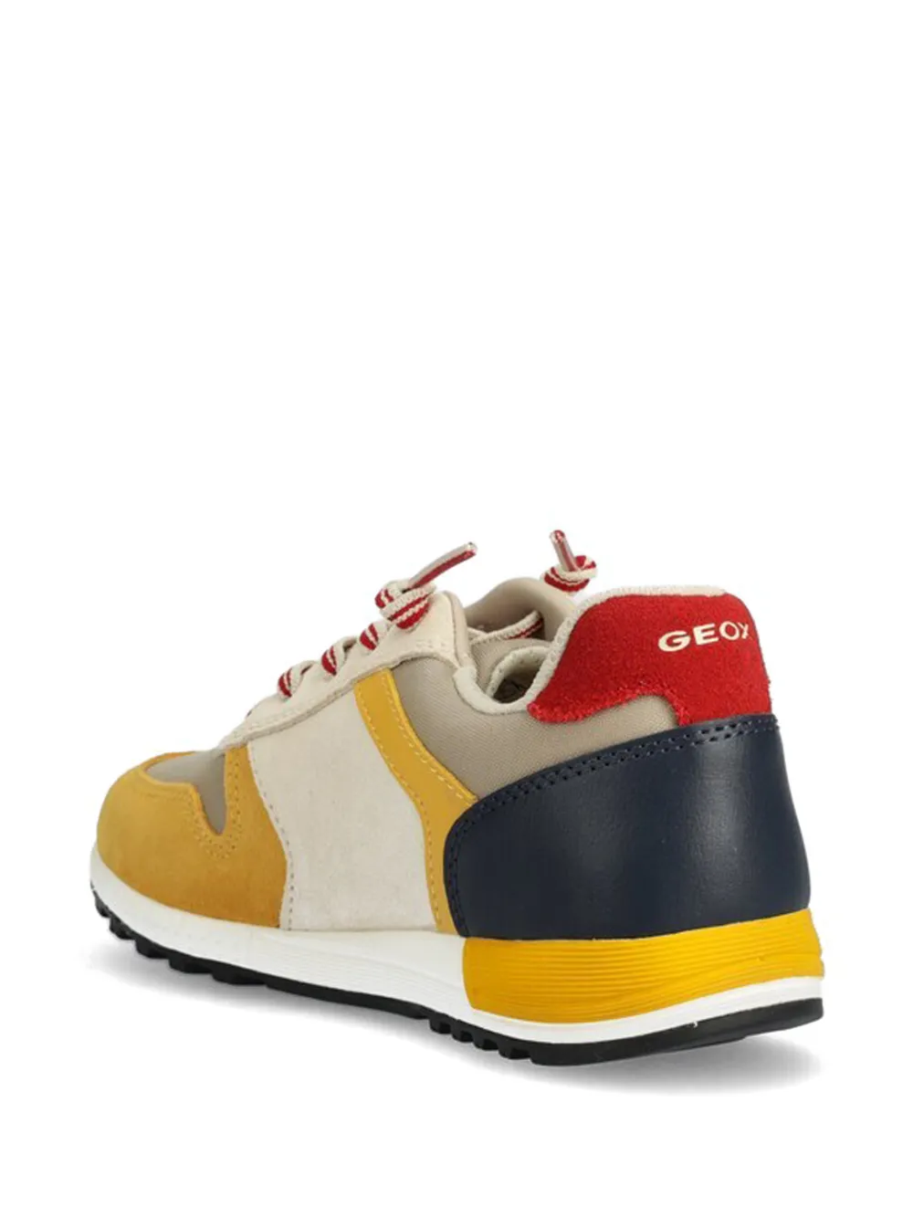 Geox Kids Alben panelled sneakers Beige