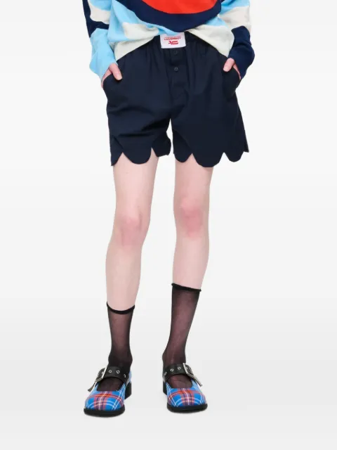 Charles Jeffrey Loverboy scalloped boxer shorts