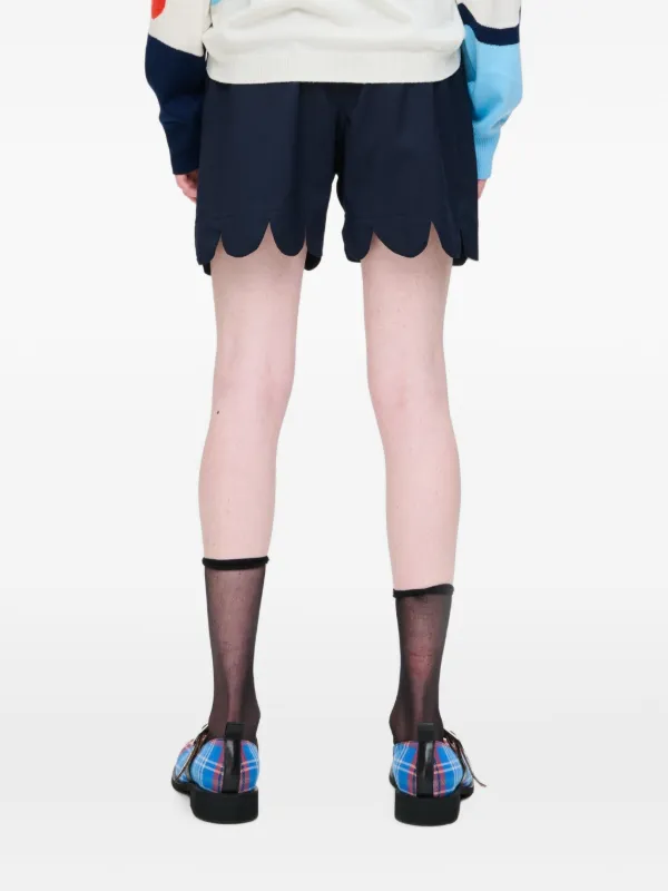 Charles Jeffrey Loverboy Scalloped Boxer Shorts | Blue | FARFETCH AU