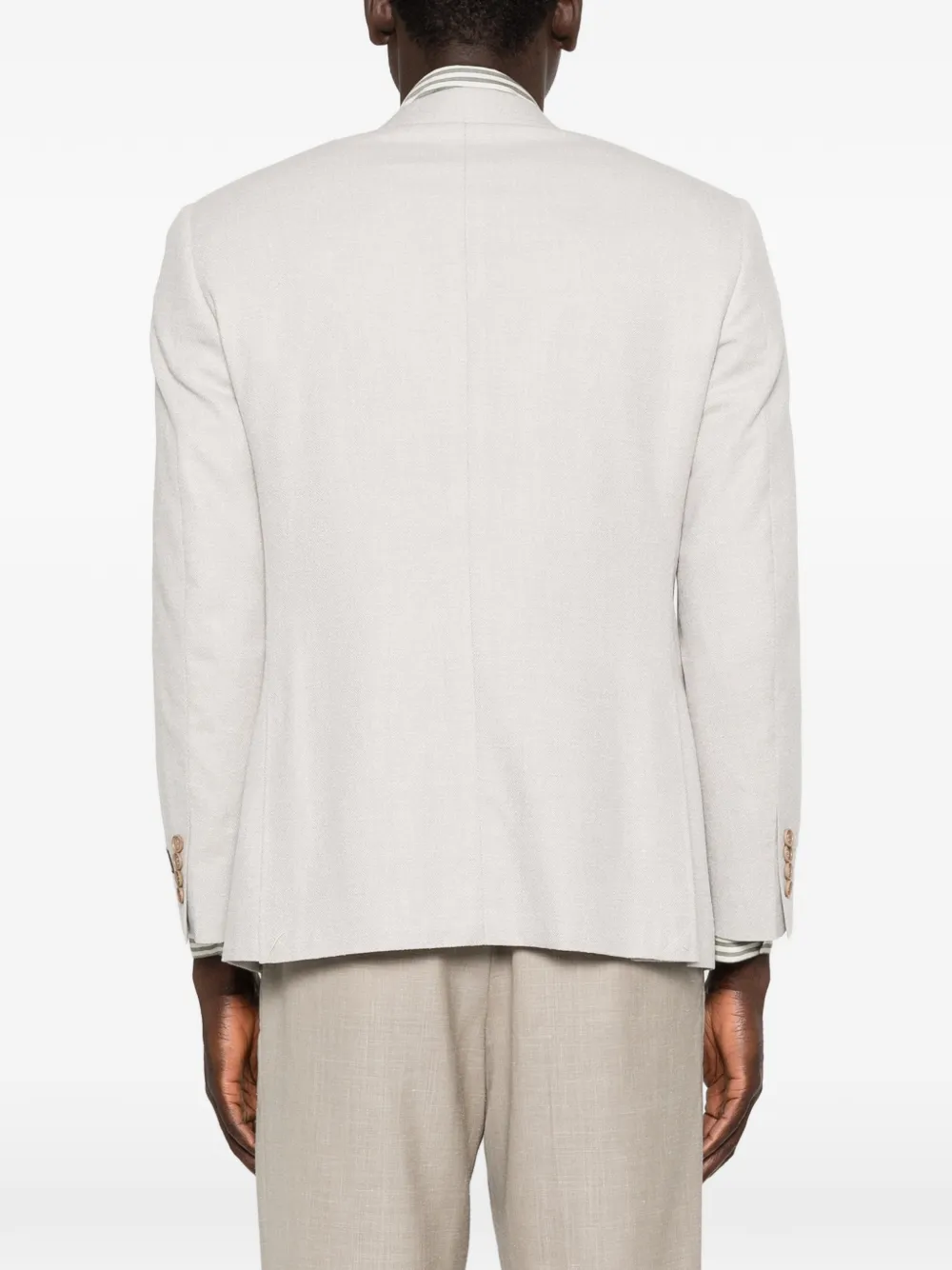 Canali Blazer met borstzak Beige