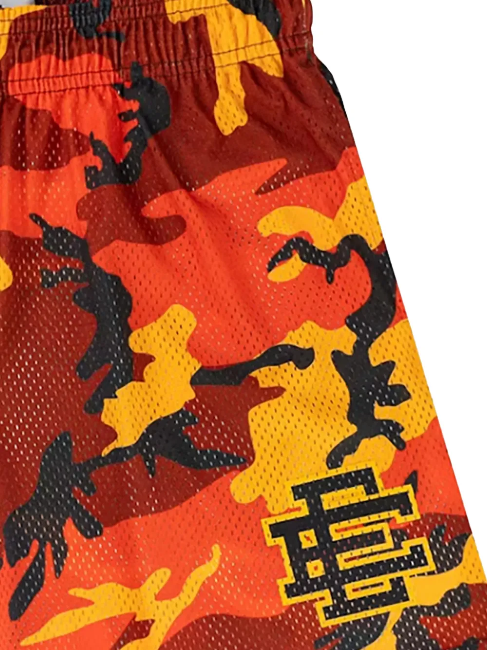 ERIC EMANUEL Shorts met camouflageprint Rood