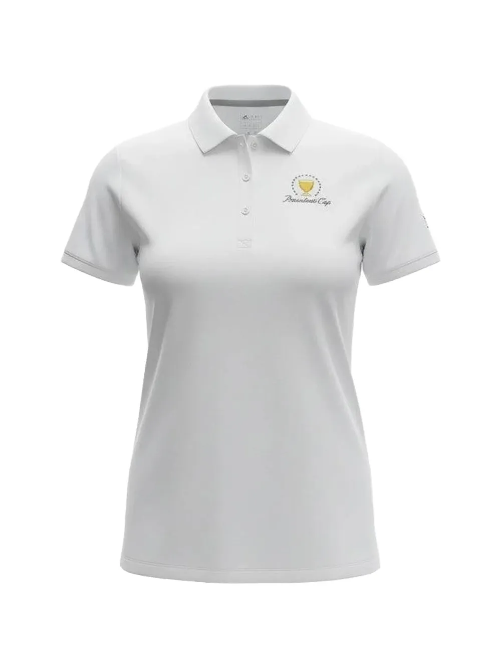 adidas Presidents Cup embroidered-detail golf polo top - Weiß