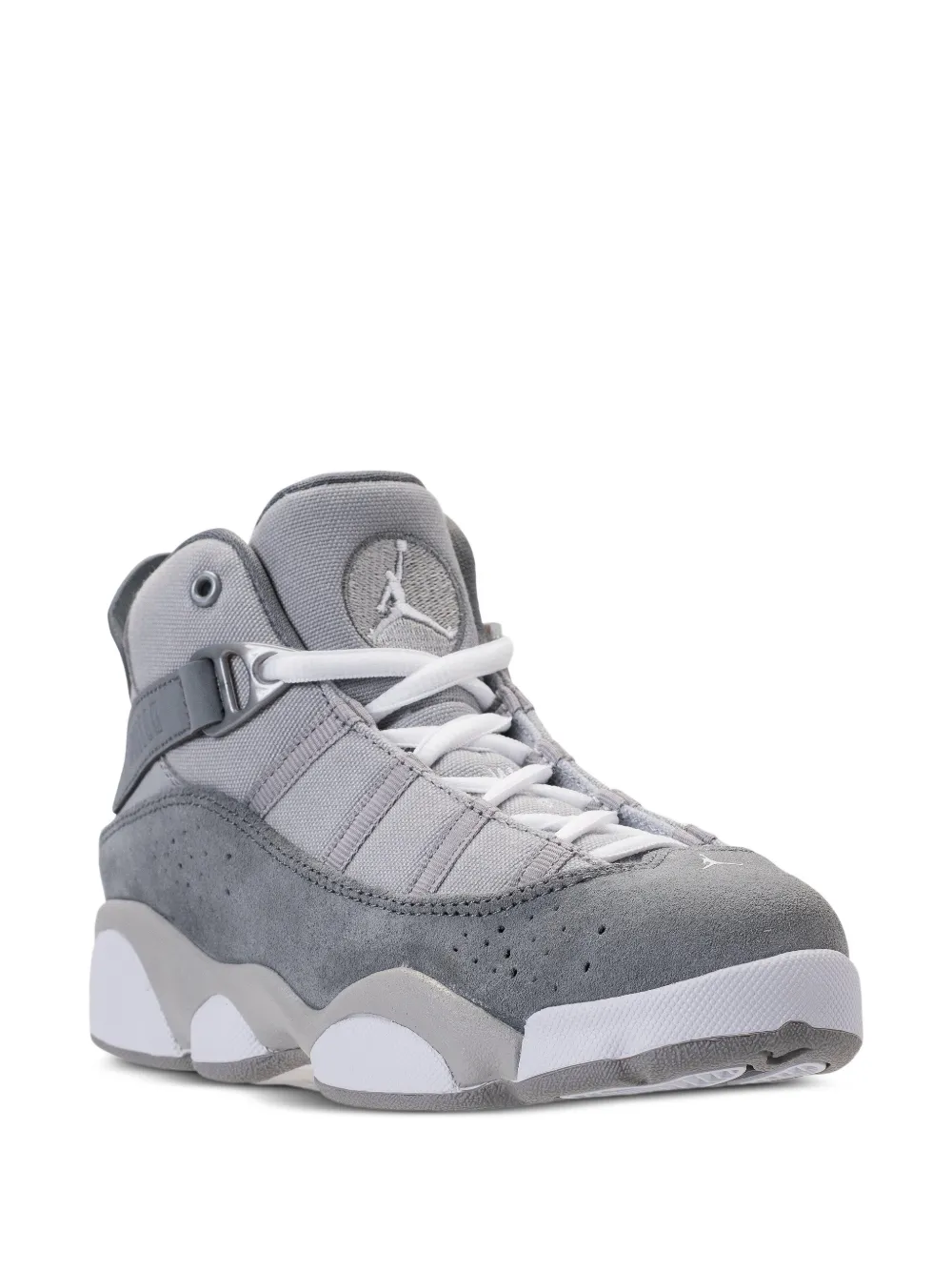 Jordan Kids 6 Rings high-top sneakers Grijs