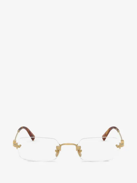 Miu Miu Eyewear rectangular glasses