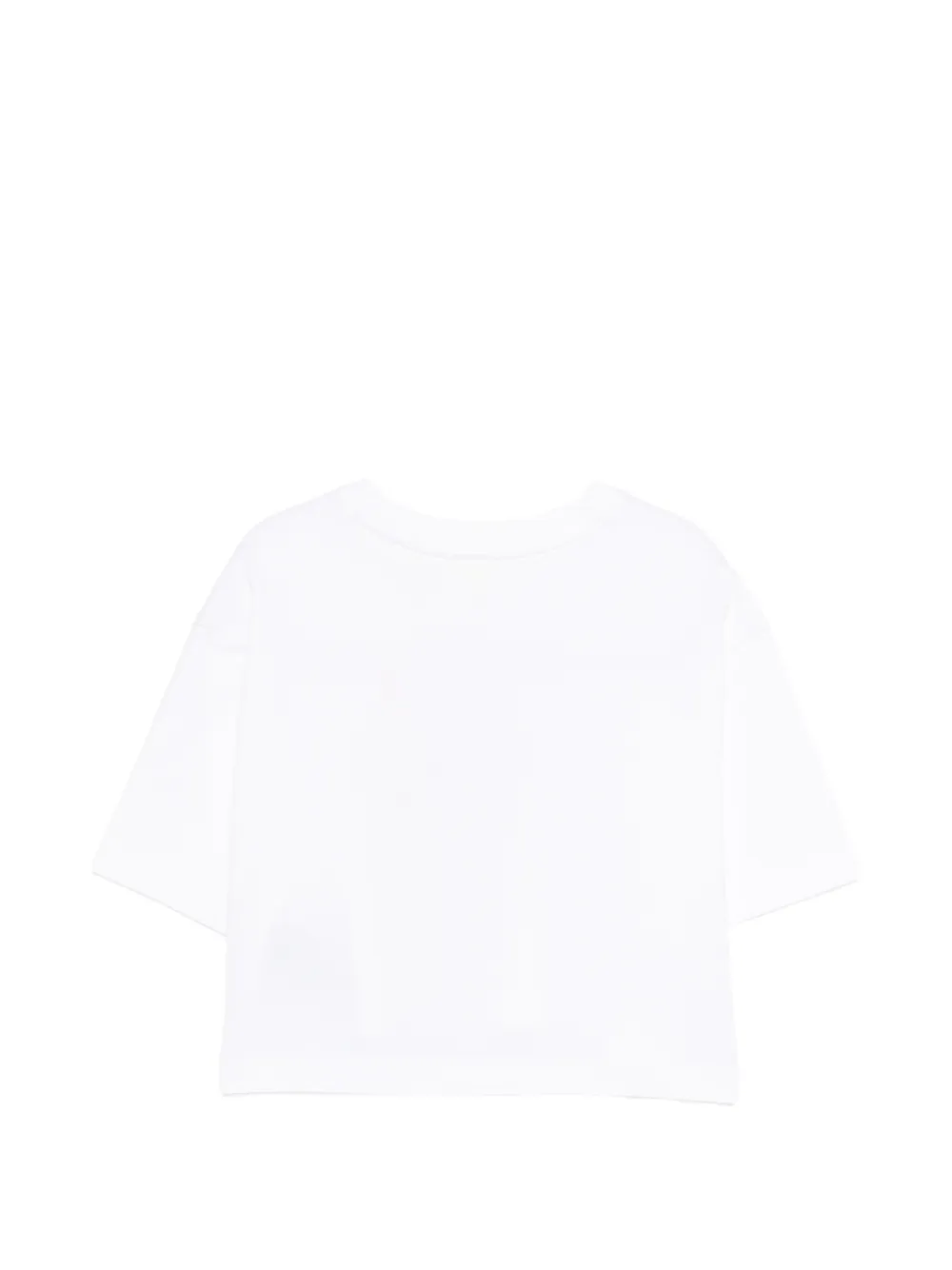 Off-White Kids T-shirt met bloemenprint Wit