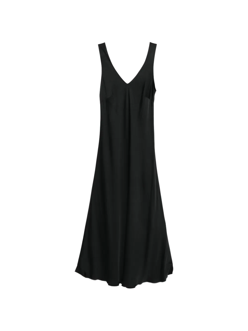 DIXIE V-neck midi dress - Nero