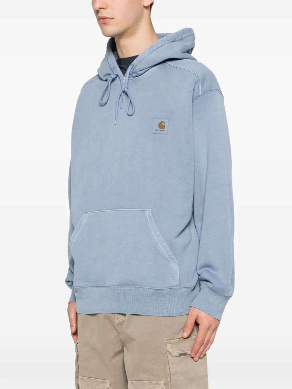 Carhartt WIP Nelson sweater met capuchon Blauw