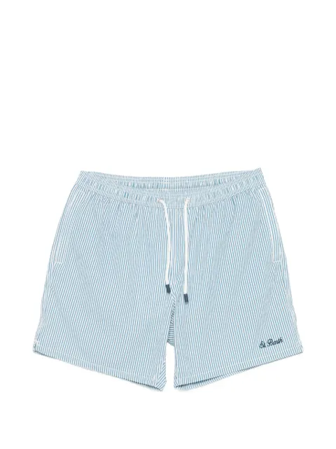MC2 Saint Barth Patmos striped-pattern drawstring swim shorts