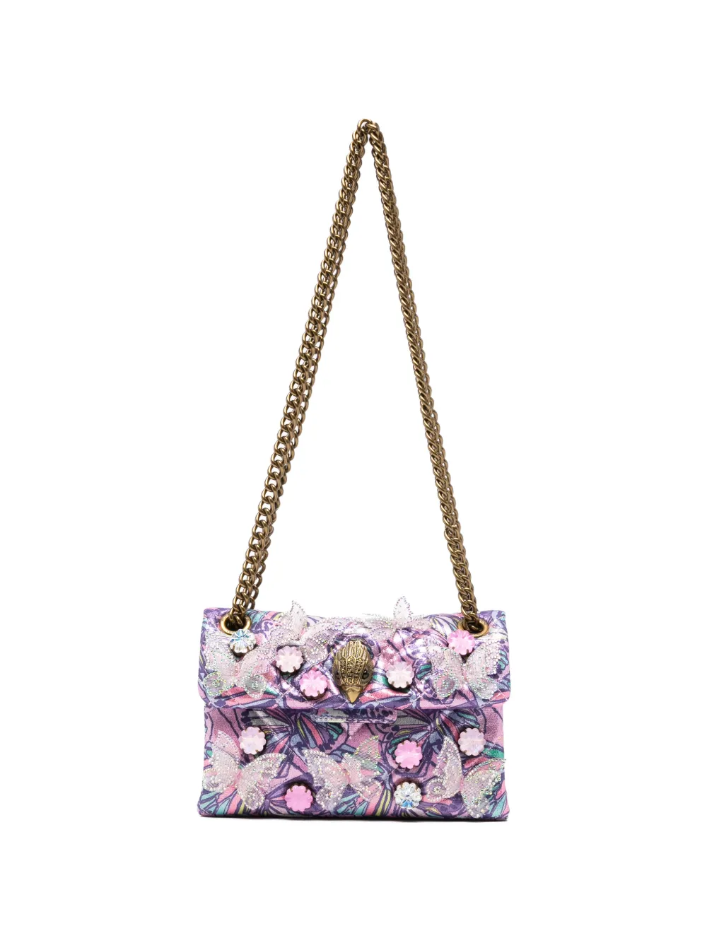 Kurt Geiger mini Kensington butterfly shoulder bag - Viola