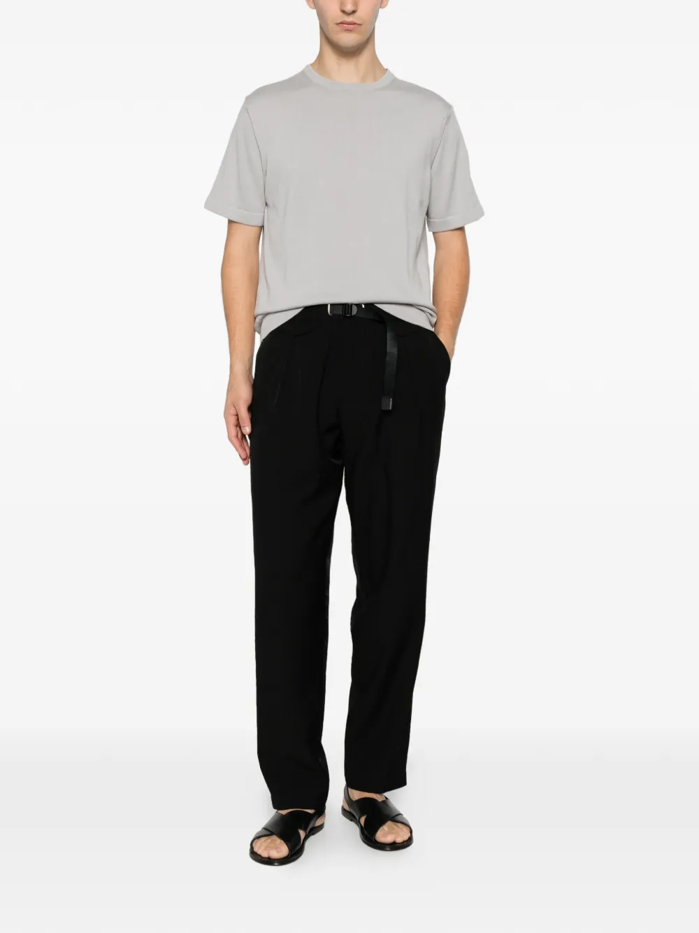 Woolrich T-shirt met ronde hals Grijs