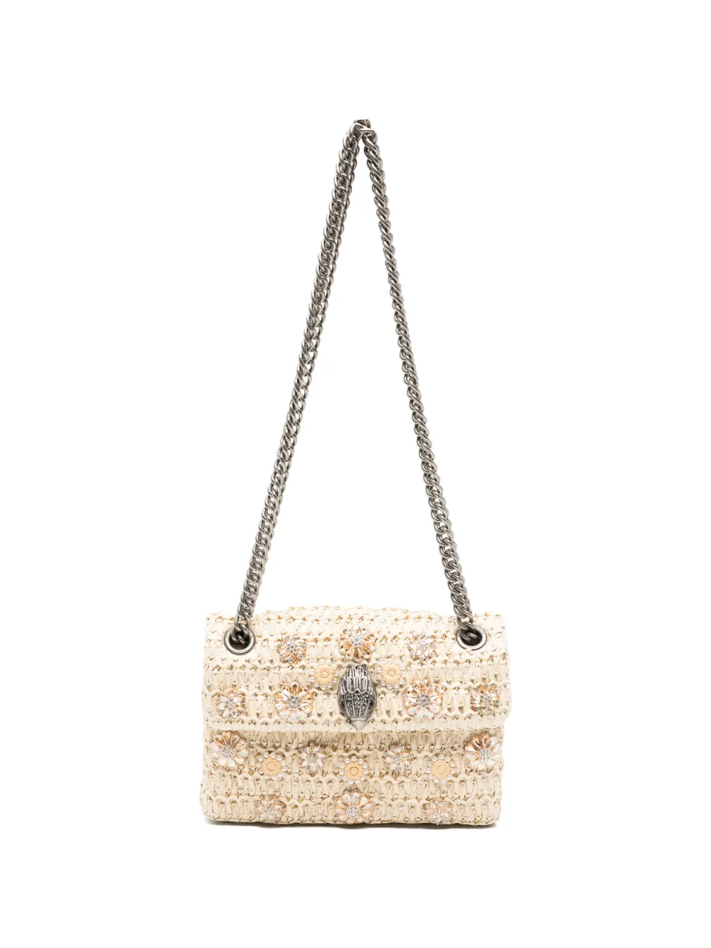 Kurt Geiger mini Kensington crystal-embellished shoulder bag - Toni neutri
