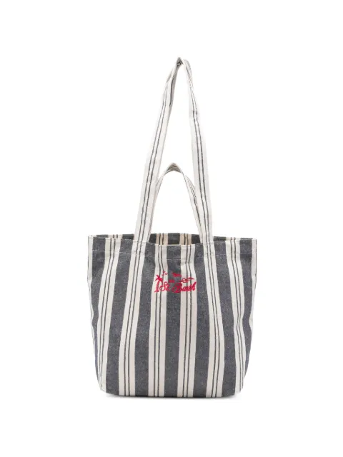 MC2 Saint Barth striped embroidered tote bag