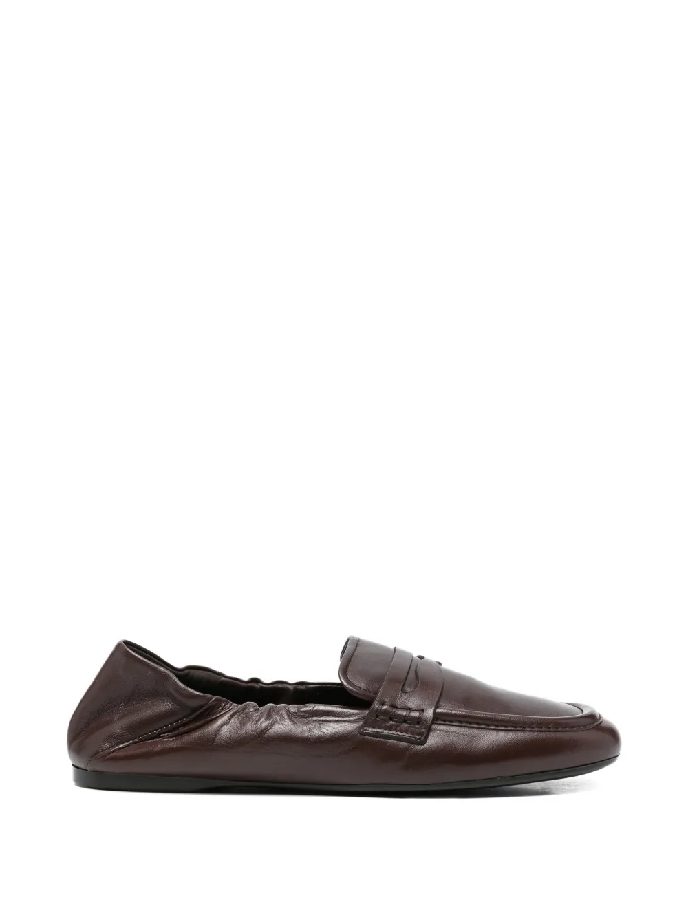 GUGLIELMO ROTTA Loafers met ruches Bruin