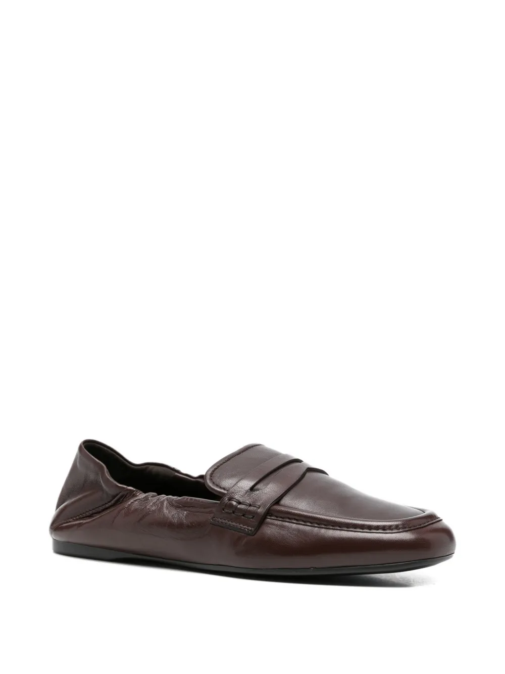 GUGLIELMO ROTTA Loafers met ruches Bruin