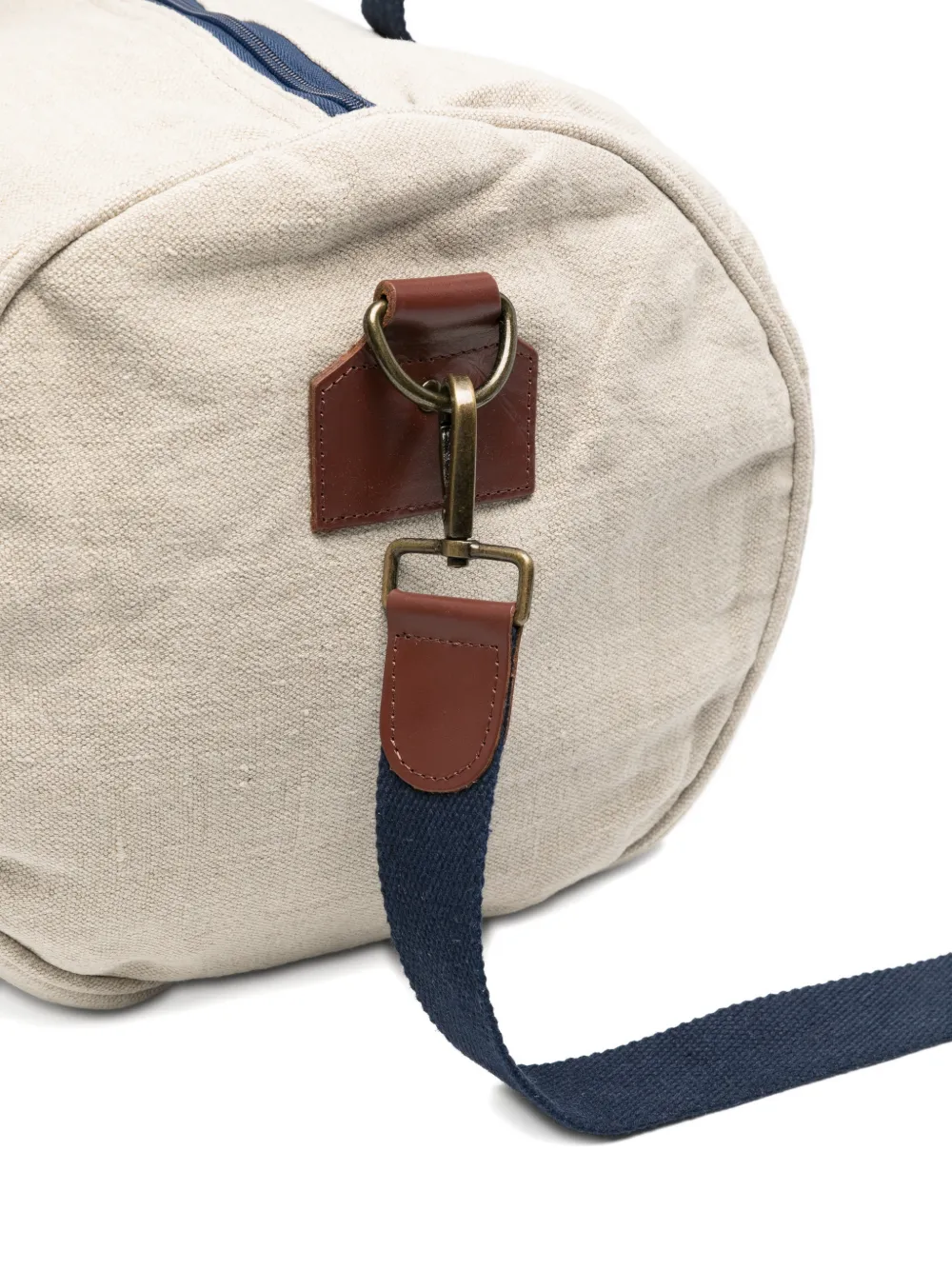  Mc2 Saint Barth Jetleg Logo-embroidered Holdall Bag - Neutrals 