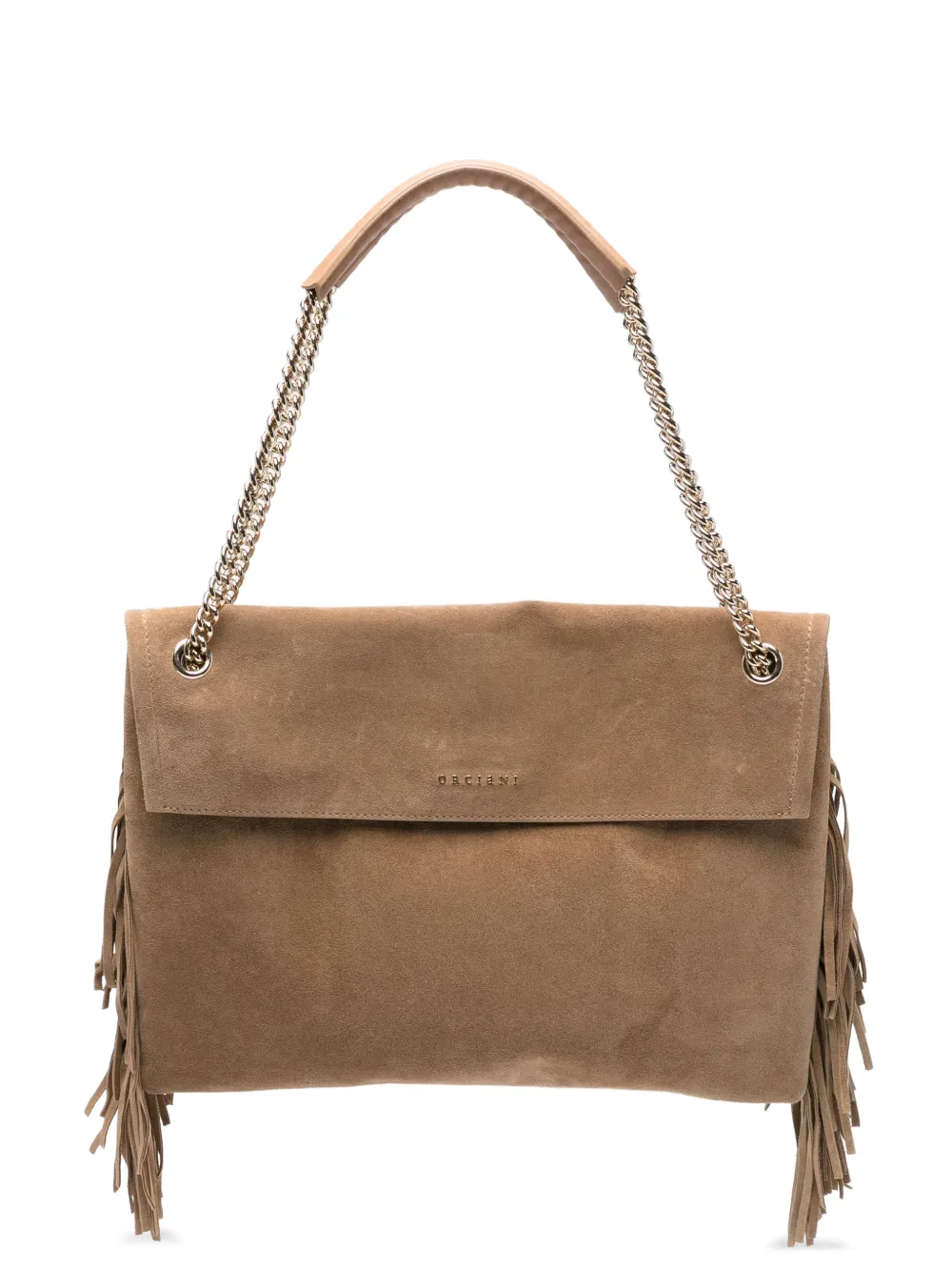Orciani Venus fringed shoulder bag - Marrone
