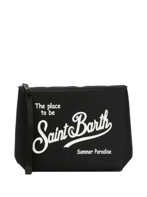 MC2 Saint Barth logo-print clutch bag