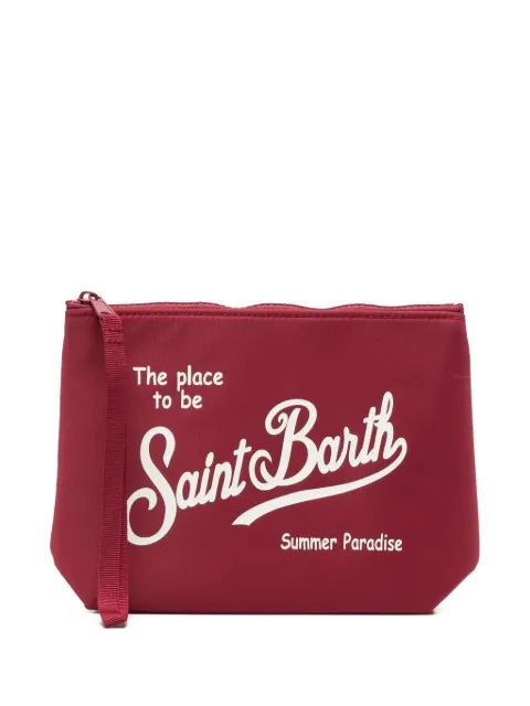 MC2 Saint Barth Aline logo-print clutch bag