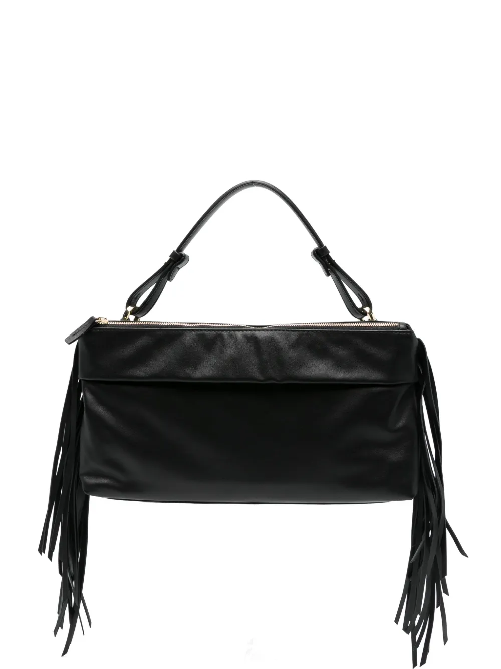 LORISTELLA fringed shoulder bag - Nero