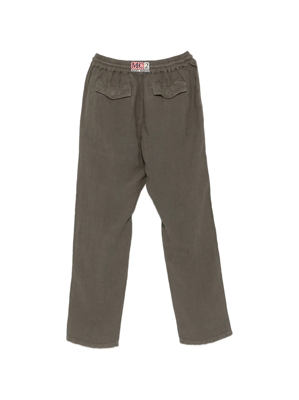 MC2 Saint Barth Broek met trekkoordtaille Groen