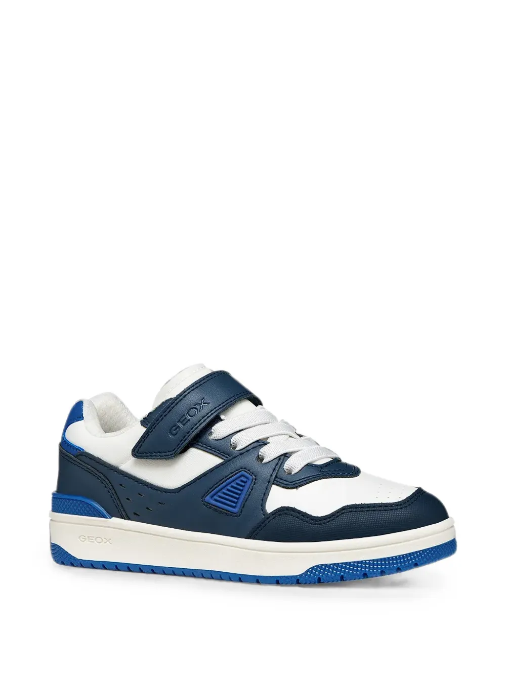Geox Kids Washiba touch-strap lace-up sneakers Blauw