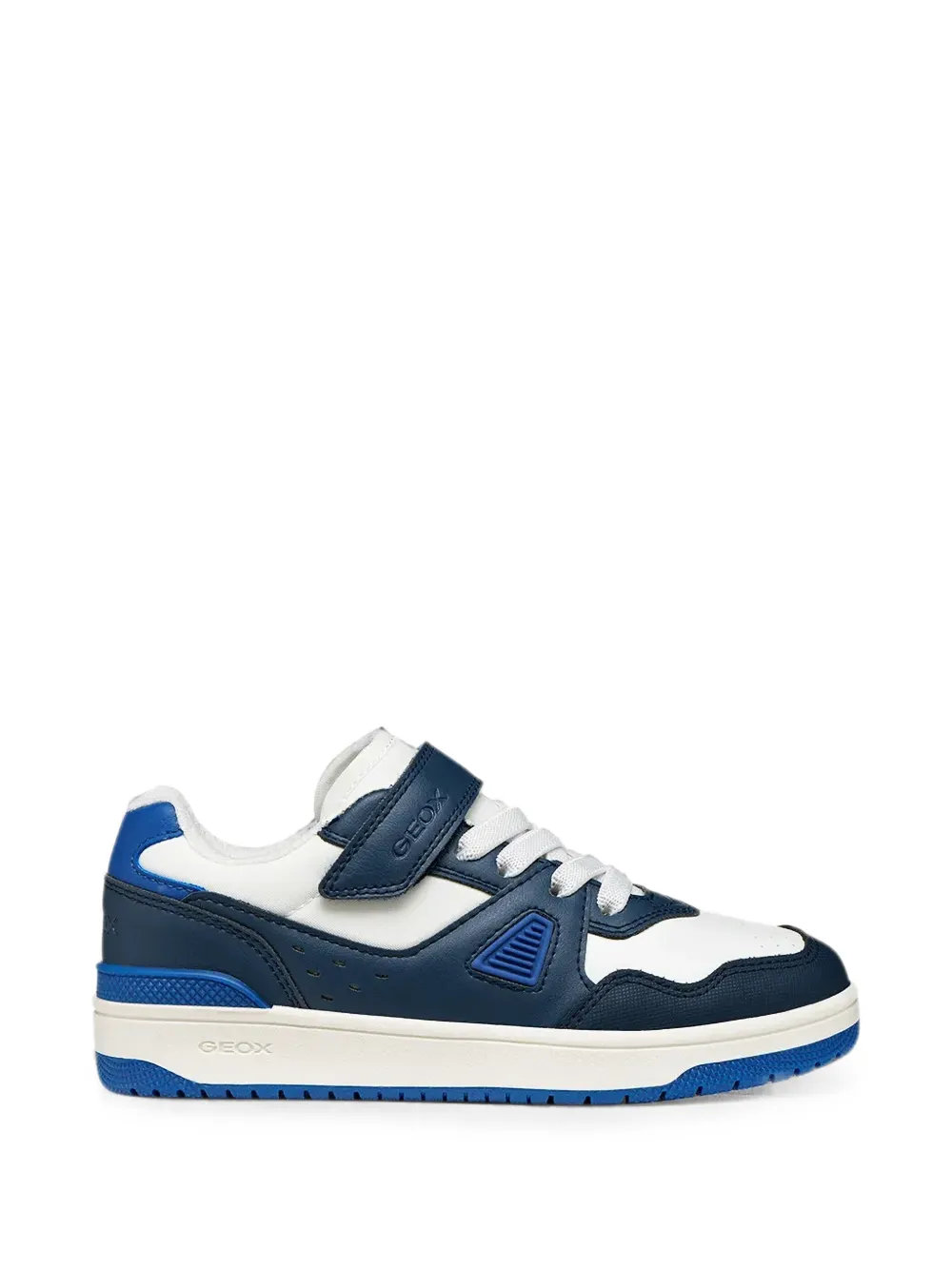 Geox Kids Washiba touch-strap lace-up sneakers Blauw