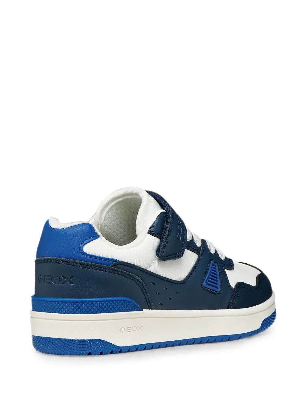 Geox Kids Washiba touch-strap lace-up sneakers Blauw