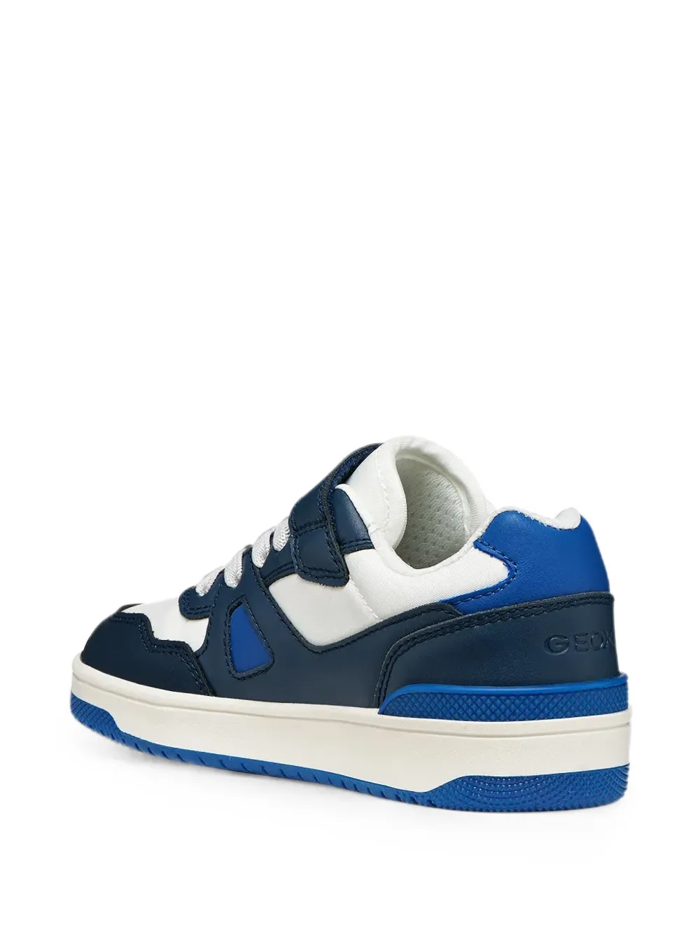 Geox Kids Washiba touch-strap lace-up sneakers Blauw