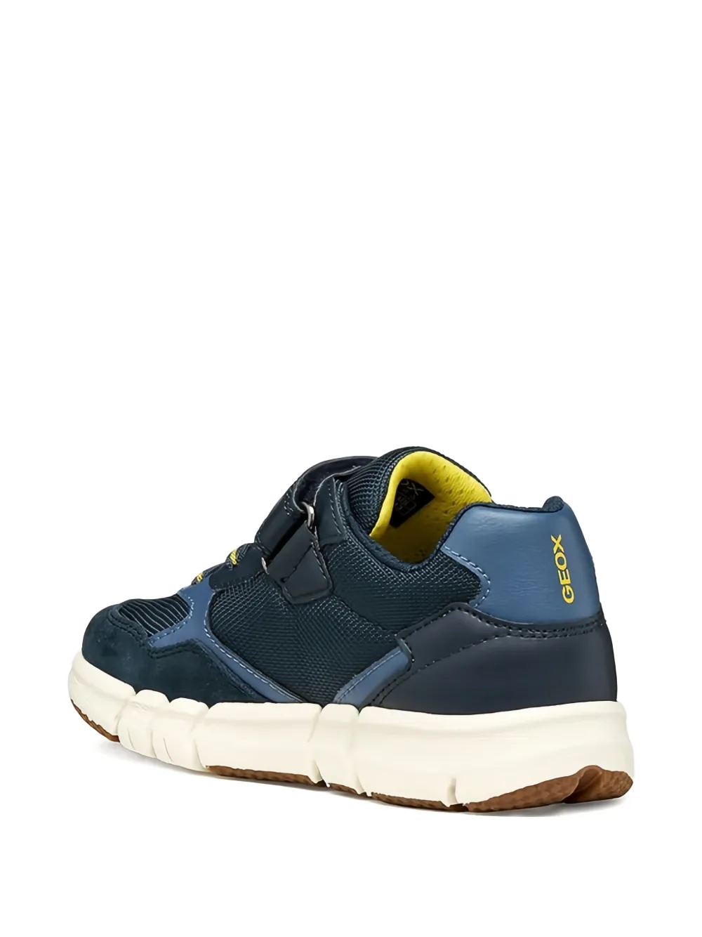 Geox Kids panelled touch-strap sneakers Blauw