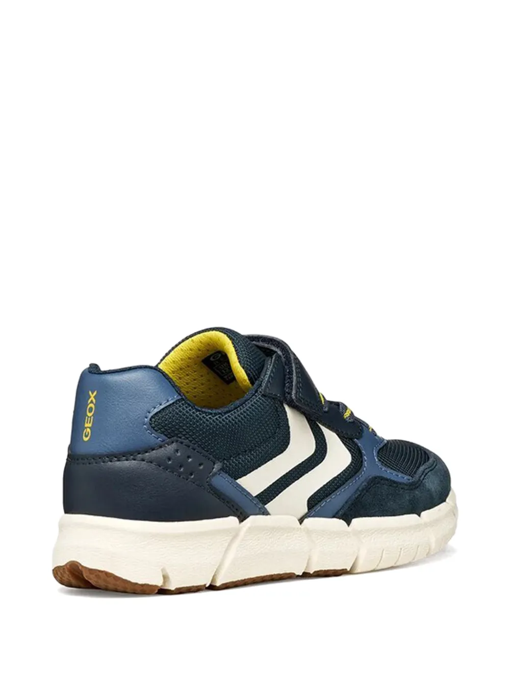 Geox Kids panelled touch-strap sneakers Blauw