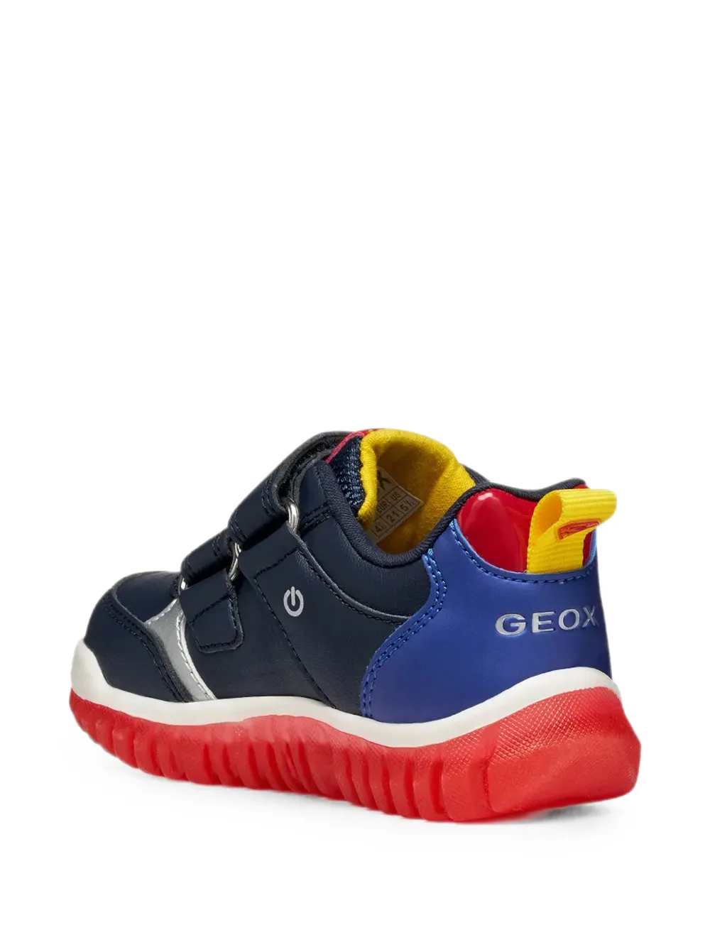 Geox Kids Lightyloo sneakers met logoband Blauw