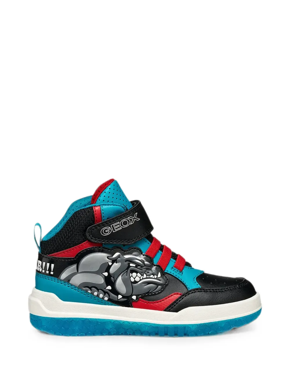 Geox Kids Buzzerlight touch-strap sneakers Blauw