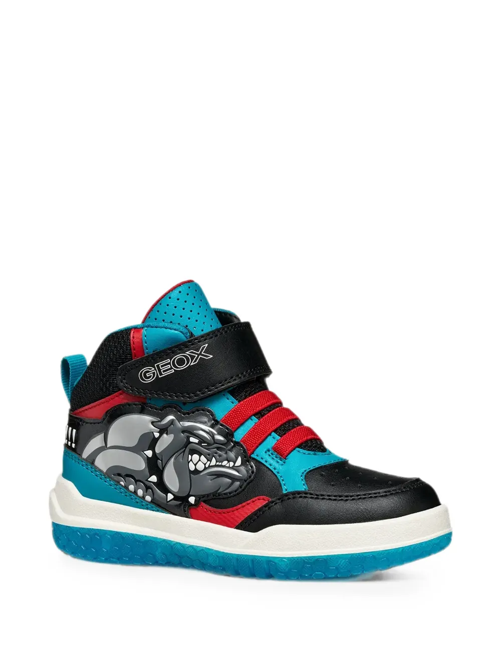Geox Kids Buzzerlight touch-strap sneakers Blauw