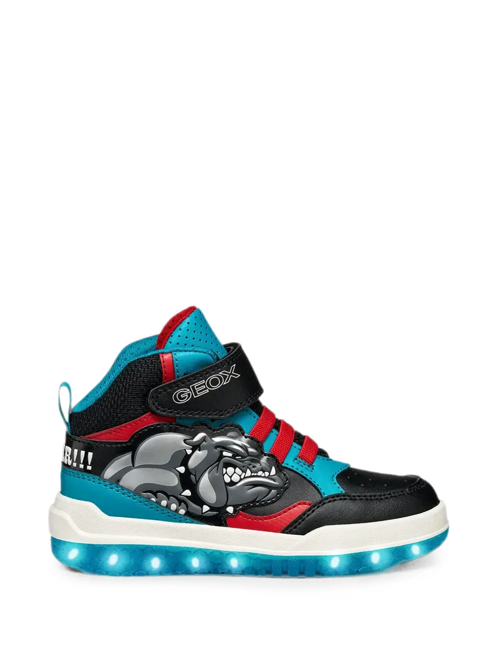 Geox Kids Buzzerlight touch-strap sneakers Blauw