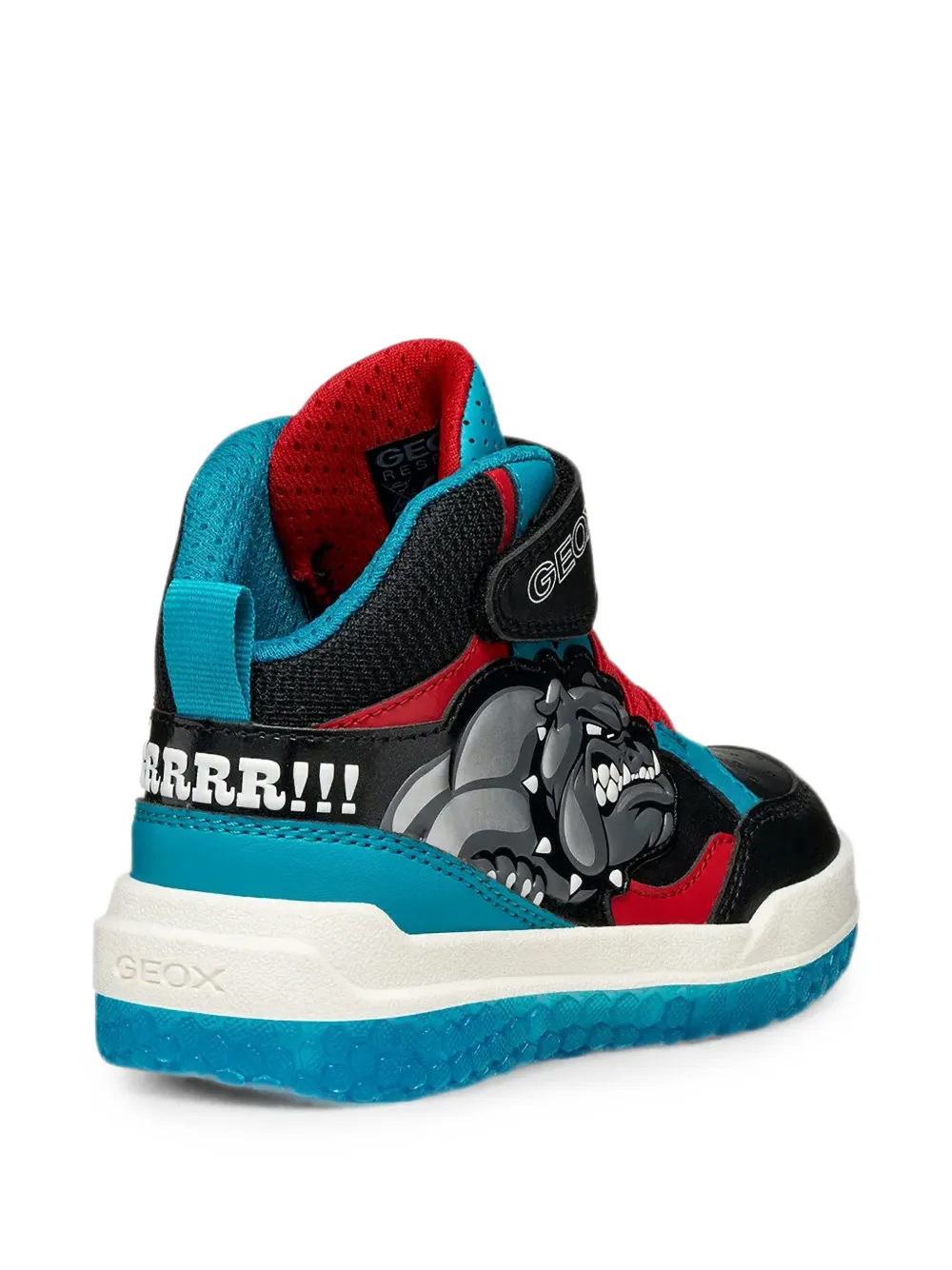 Geox Kids Buzzerlight touch-strap sneakers Blauw