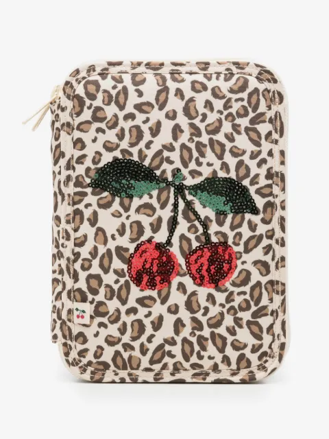 Konges Sløjd leopard-print pencil case