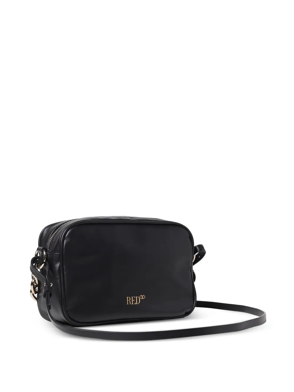 RED(V) Crossbodytas met ketting Zwart