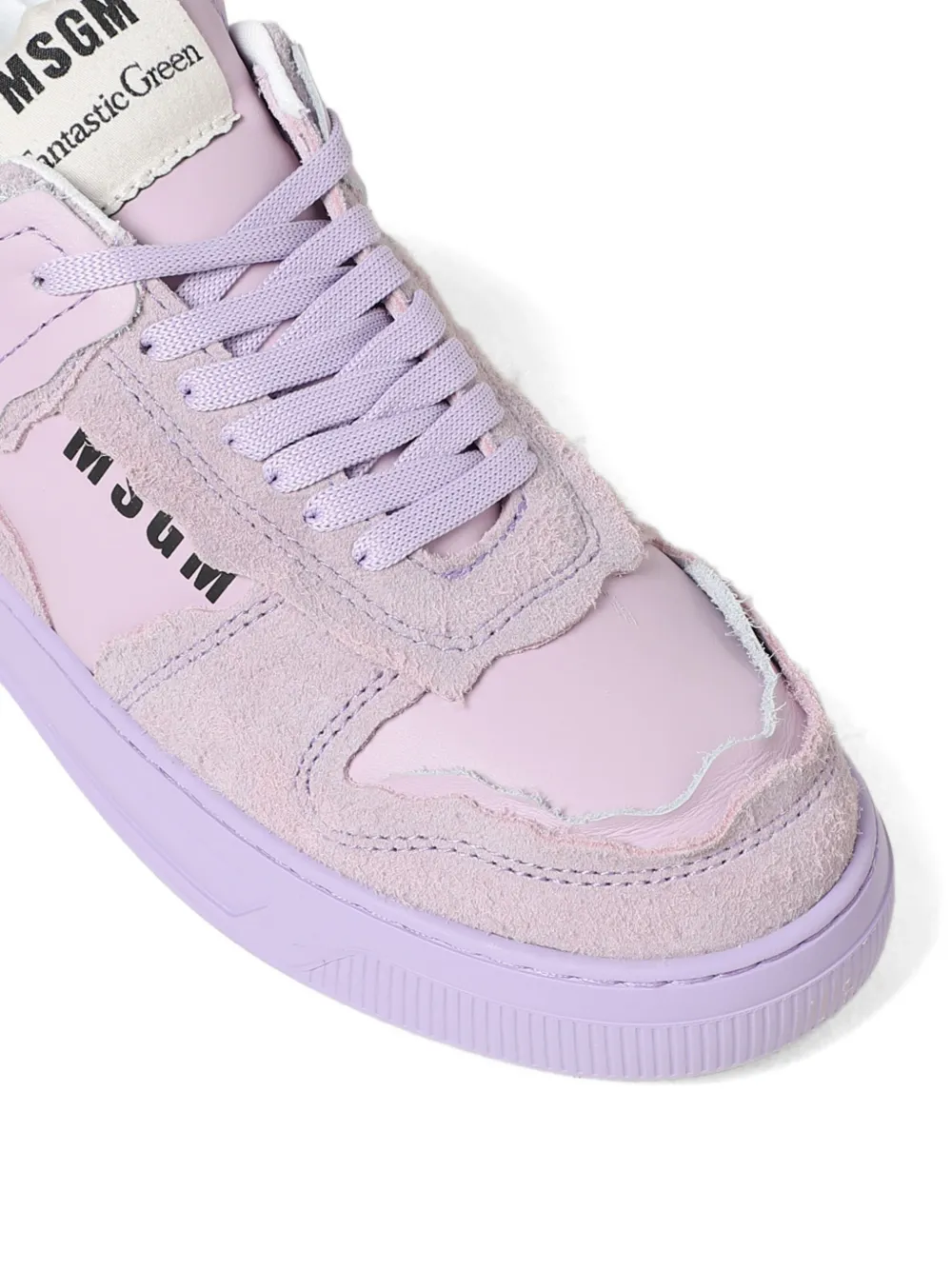 MSGM logo sneakers Paars