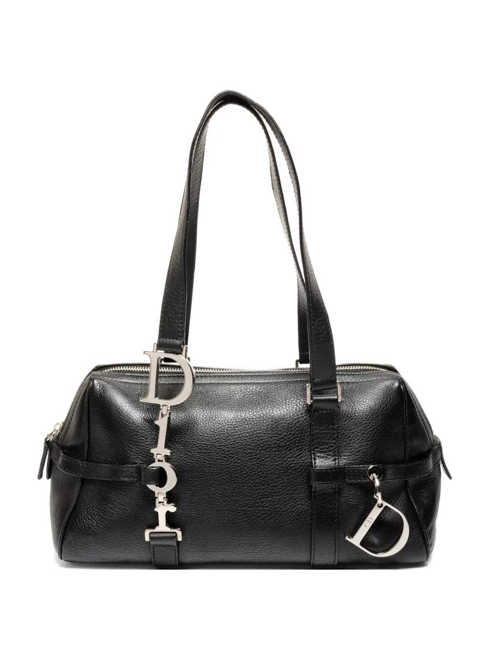 Christian Dior Pre-Owned 2005 charm leather tote bag - Black