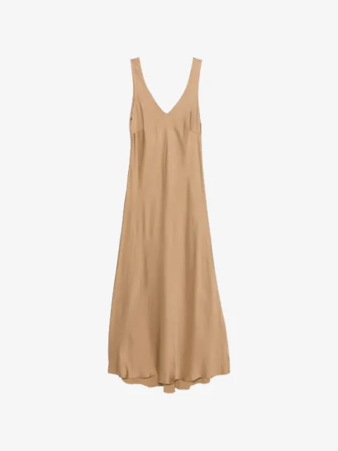 DIXIE V-neck midi dress