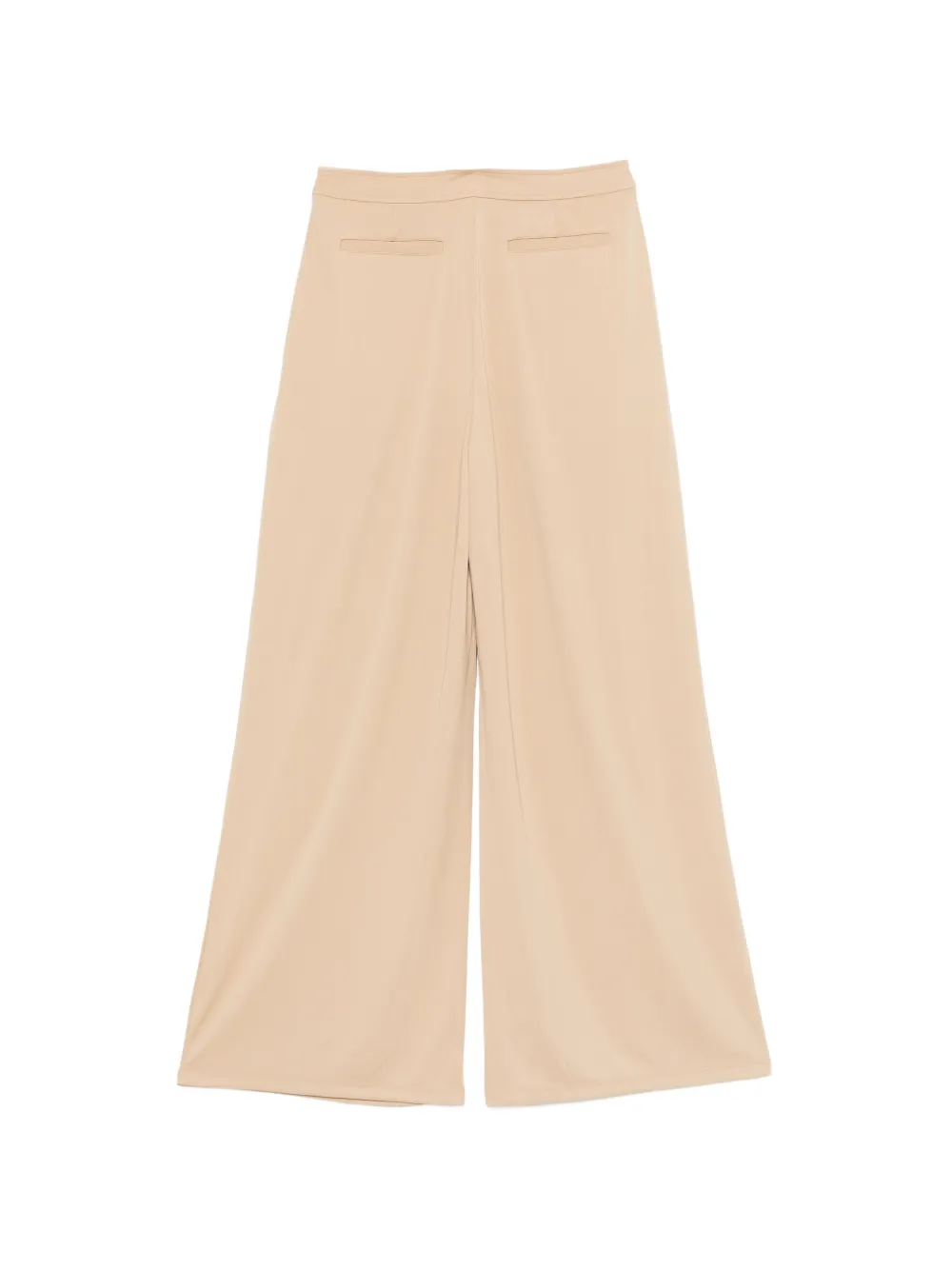 Lauren Ralph Lauren Palazzo plooibroek met wijde pijpen Beige