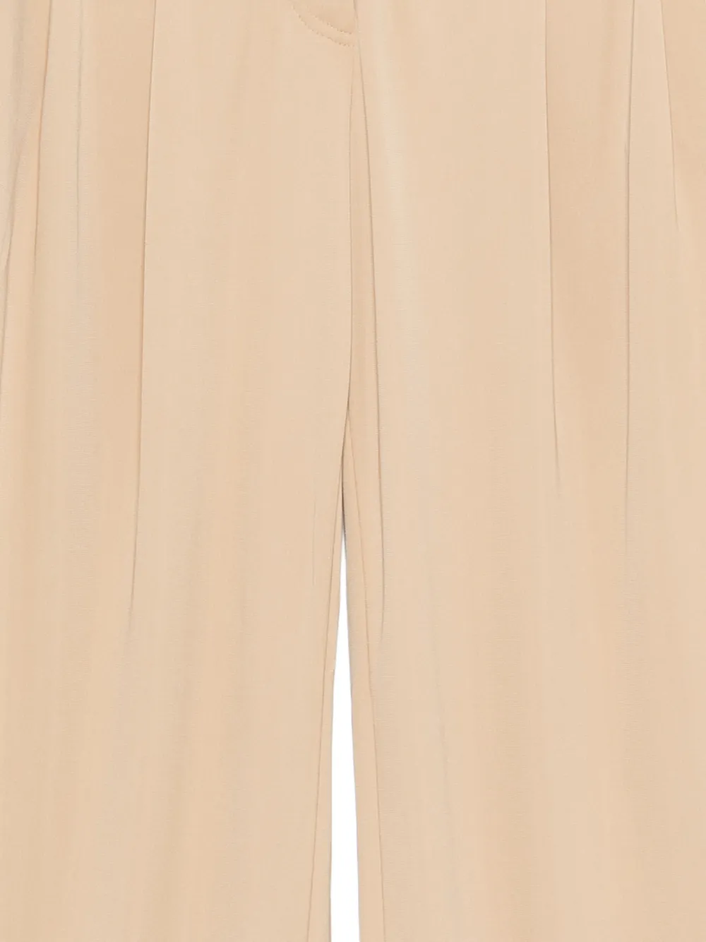 Lauren Ralph Lauren Palazzo plooibroek met wijde pijpen Beige