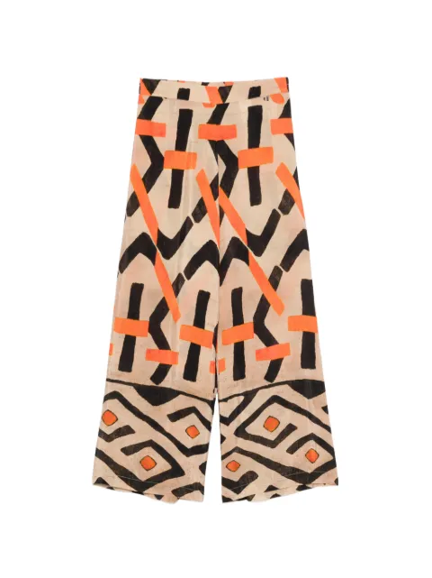 DIXIE patterned palazzo pants