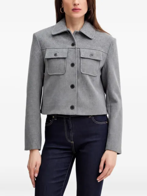 Morgan Hemdjacke mit geknöpften Taschen