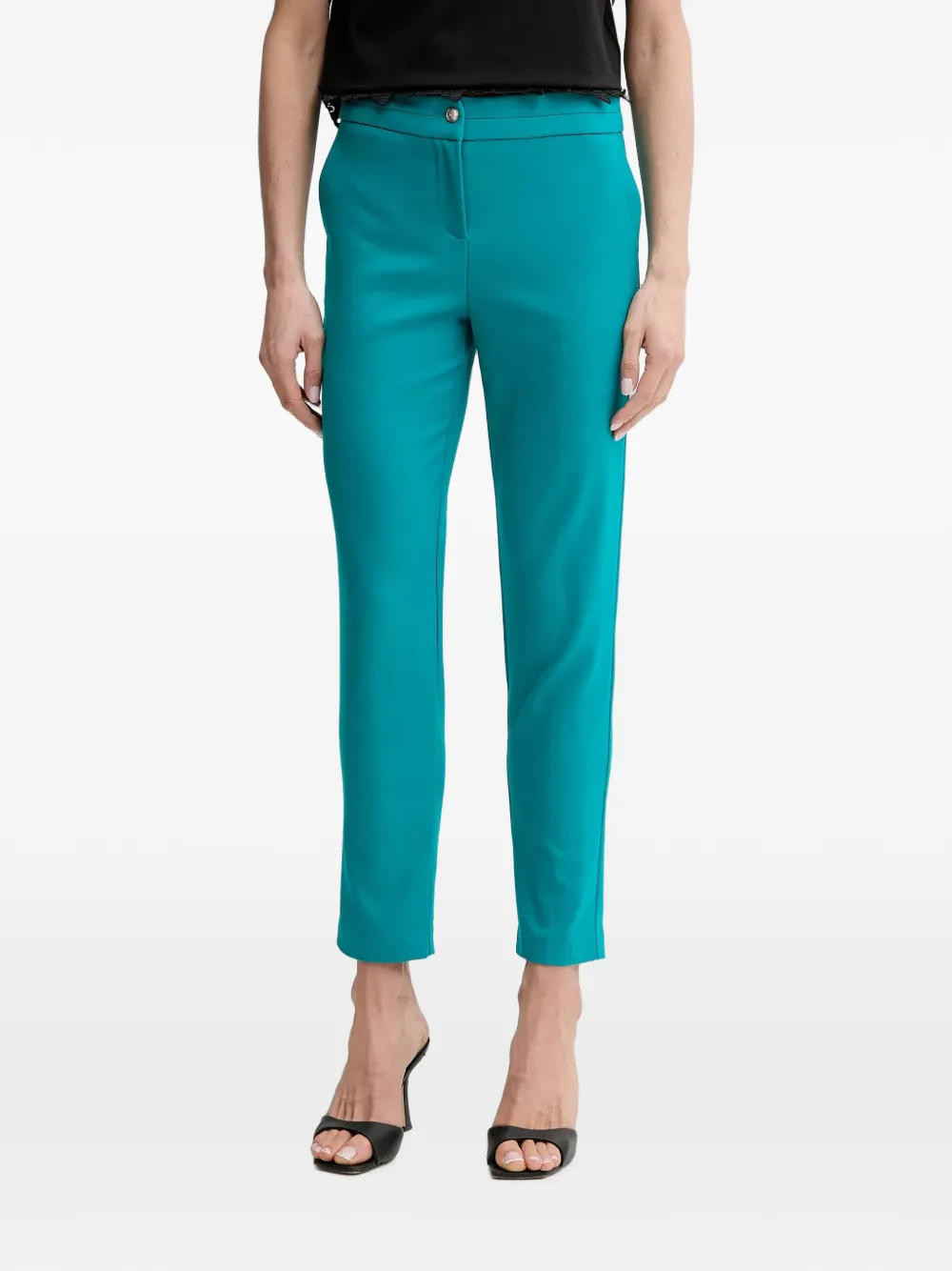 Morgan button-fastening cropped trousers