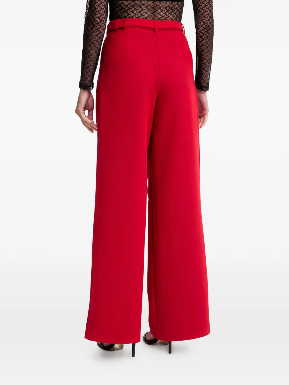 Morgan Plooibroek met ceintuur Rood