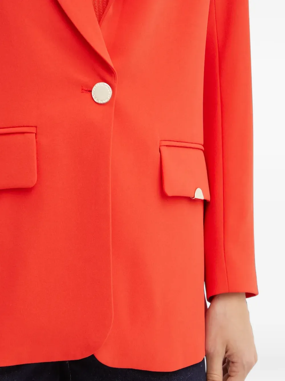 Morgan Blazer met enkele rij knopen Rood