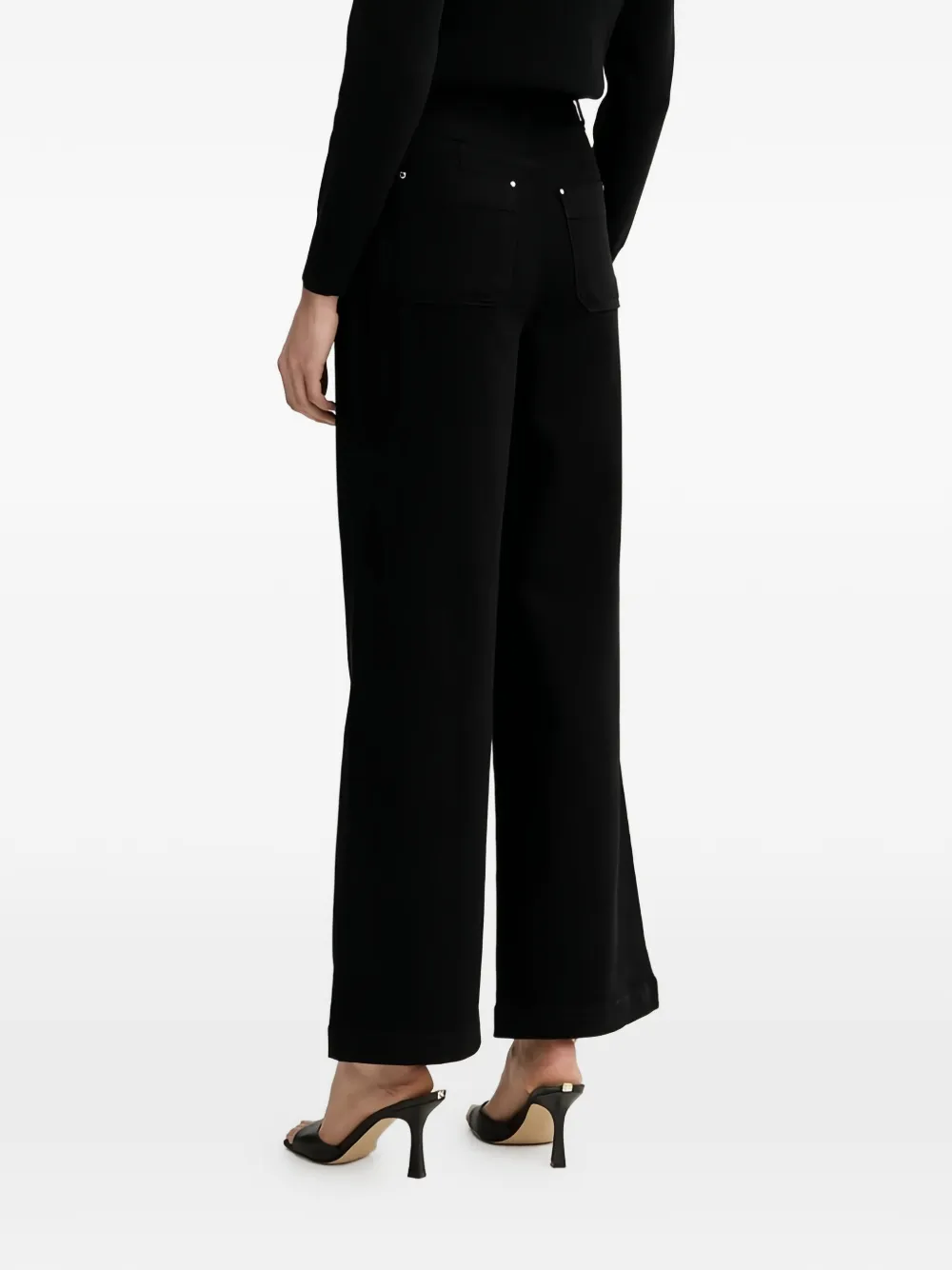Morgan Flared Jeans In Black