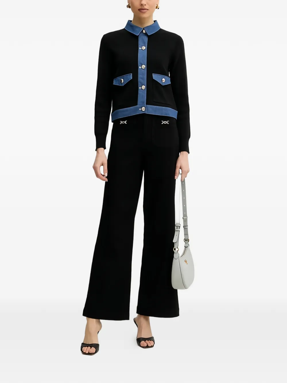 Morgan Flared Jeans In Black